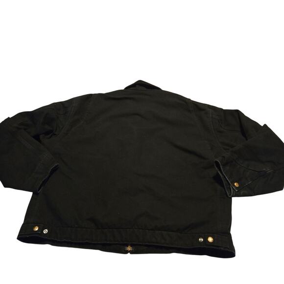 Carhartt Detroit Jacket J001 Bk Made In USA  2xl tall - Picture 8 of 8